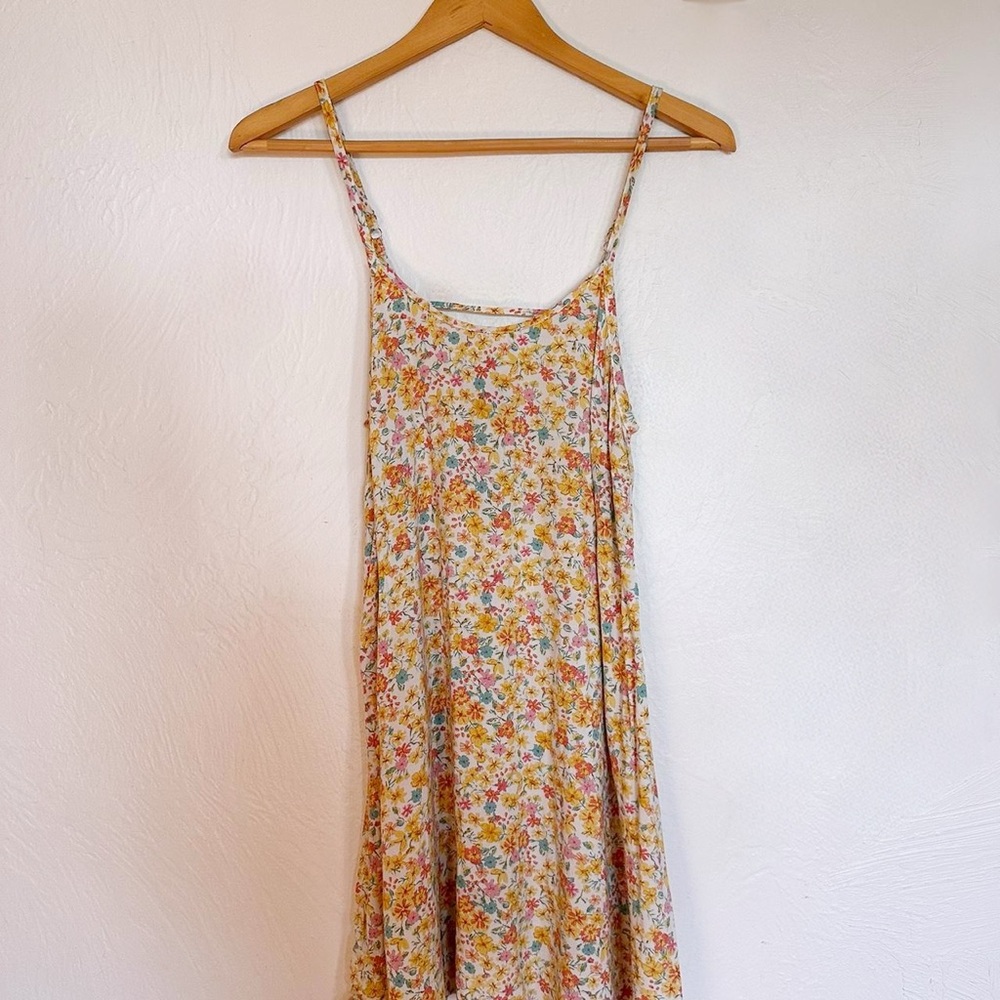 Wild Fable Floral Print Dress with Spaghetti Straps